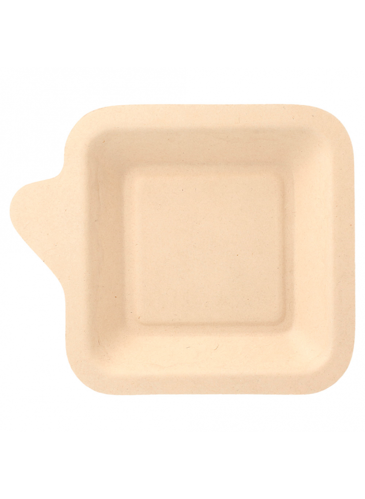 ASSIETTES CREUSES BIONIC 680 ML Ø 19x4 CM NATUREL BAGASSE (1000 UNITÉS) - REF. 212.76
