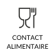 assiettes triangulaires contact alimentaire