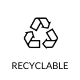 serviette Ecolabel intissée recyclable